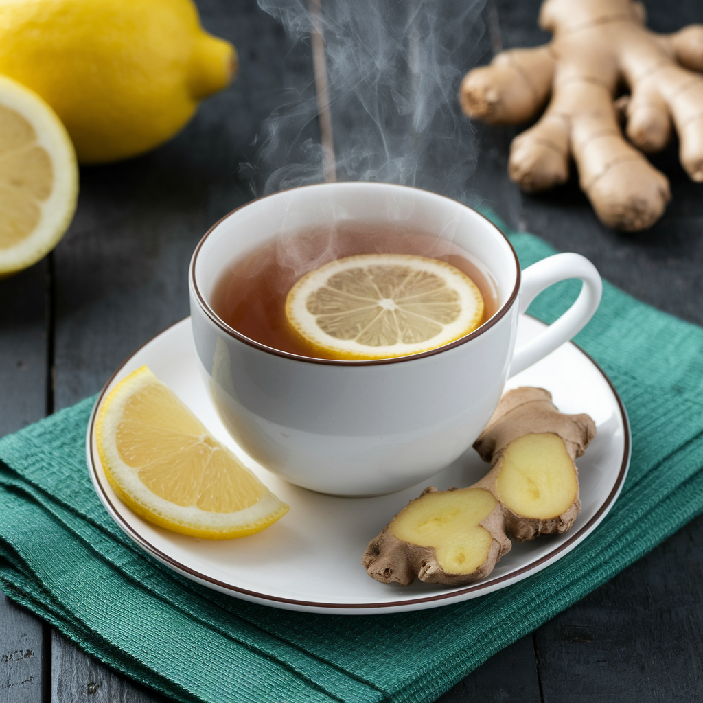 Ginger & Lemon Tea: Zesty Relief and Comfort